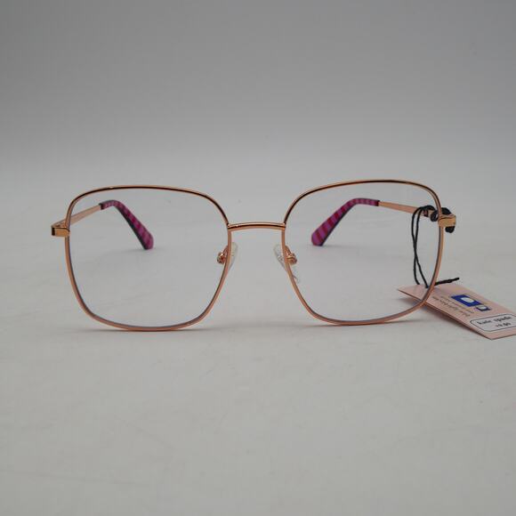 NEW Kate Spade Salome/BB Blue Light Blocking Eyeglasses Gold Square Frame - Picture 4 of 8